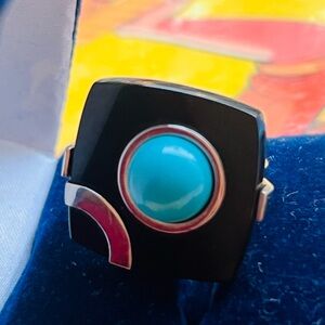 TOCARA Stainless Steel Statement Ring โ Size 5